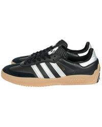 adidas Originals Wb Silver Samba in White for Men | Lyst