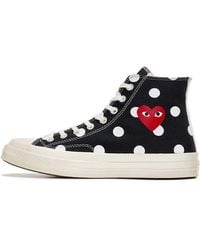 Converse - X Comme Des Garcons Play Chuck 70 Hi Polka Dot' - Lyst