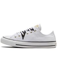 Converse - Chuck Taylor All Star Low-top Canvas Shoes White - Lyst