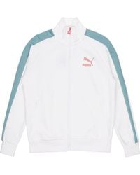 PUMA - Iconic Running Sports Training Colorblock Stand Collar Jacket - Lyst