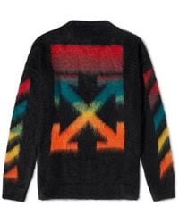 Off-White c/o Virgil Abloh - Classic Arrow Logo Printing Pullover Knit - Lyst