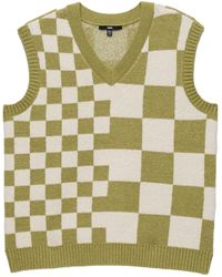 Vans - (Wmns) Courtyard Checker Sweater Vest - Lyst