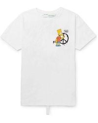 Off-White c/o Virgil Abloh - X The Simpsons/ The Simpsons Crossover Printing Short Sleeve Ordinary Version T-Shirt - Lyst