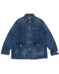 Human Made - Future Past Denim Coverall Jacket '' - Lyst