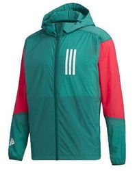 adidas - Windbreaker Casual Sports Hats Jacket Forest - Lyst