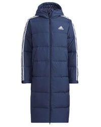 adidas - Terrex 3St Long Coat Outdoor Sports Mid-Length Stay Warm Hooded Down Jacket - Lyst