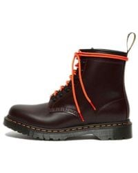 Dr. Martens - 10 Ben Smooth Martin Boots Brown/red - Lyst