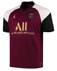 Nike - Psg Nk Breathe Brt Stadium Stad Jersey Jsy Short Sleeve Ss 3R Bordeaux - Lyst