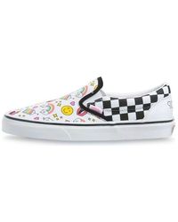 Vans - Flour Shop X Classic Slip-On 'Icons Checkerboard' - Lyst