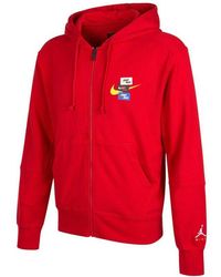 Nike - Woven Label Logo Sports Hooded Jacket - Lyst