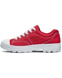 Skechers - (Wmns) Roadies Low-Top Canvas Shoes - Lyst