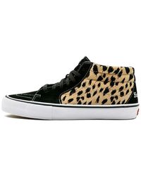 Vans - Supreme X Sk8-Mid Pro 'Cheetah Velvet' - Lyst