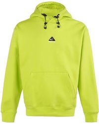 Nike - Acg Therma-fit Solid Color Logo Embroidered Hooded Long Sleeves Fluorescent Green - Lyst