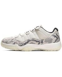 Nike - 11 Retro Low 'Light Bone Snakeskin' - Lyst