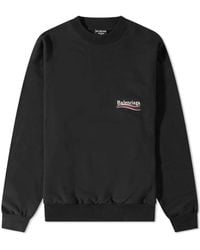 Balenciaga - Political Campaign Crewneck Sweater - Lyst