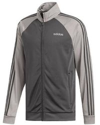 adidas - Stripe Logo Pattern Loose Long Sleeves Jacket - Lyst