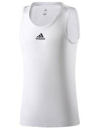 adidas - Printing Logo Basketball Sports Vest - Lyst