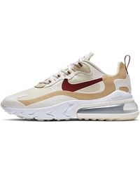 Nike Wmns Air Max 270 React Fire in White Lyst UK