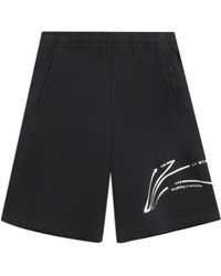 Li-ning - Graphic Loose Fit Shorts - Lyst