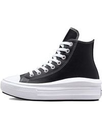 Converse - (Wmns) Chuck Taylor All Star Move Platform High 'Leather - Lyst