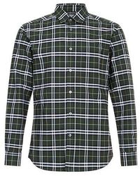 Burberry - Plaid Cotton Long Sleeves Shirt - Lyst