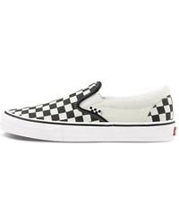 Vans - Skate Slip-On 'Checkerboard - Lyst