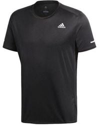 adidas - Run Tee M Cg Running Sports Round Neck Short Sleeve - Lyst