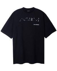 Balenciaga - Hand Drawn T-Shirt Large Fit - Lyst