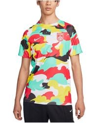 Nike - Dri-Fit China Pre-Match Soccer Jersey 'Colorful' - Lyst