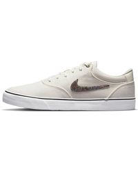 white nike skateboarding shoes