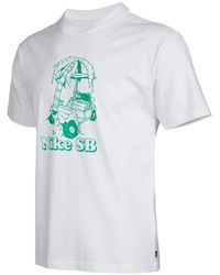 Nike - Sb Skateboard Sports Printing Loose Knit Short Sleeve - Lyst