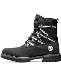 Timberland - 6 Inch Premium Fabric And Leather Boots - Lyst