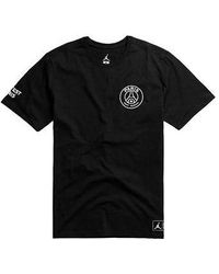 Nike - X Psg Crossover Paris Saint-Germain Jump Large Logo Short Sleeve - Lyst