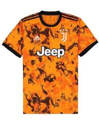 adidas - Au Player Edition 20-21 Season Juventus Away Soccer/Football Sports Patchwork Print Short Sleeve - Lyst