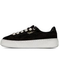 PUMA - (Wmns) Suede Platform Bling - Lyst