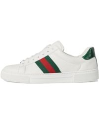 Gucci - Ace Sneaker With Web - Lyst