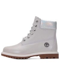 Timberland - (Wmns) Heritage 6 Inch Waterproof Boots 'Light Full Grain With Collar' - Lyst