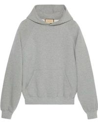 Gucci - Cotton Hooded Sweatshirt With Print - Lyst