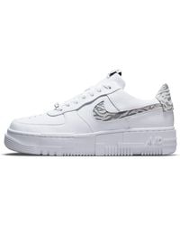 Nike - (Wmns) Air Force 1 Pixel Se 'Zebra' - Lyst