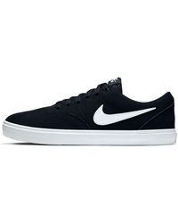 Nike Sb Check Solarsoft Canvas in Red for Men Lyst