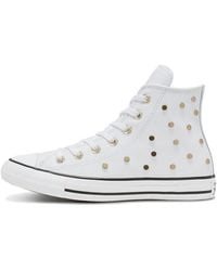 Converse - (Wmns) Chuck Taylor All Star Studs High Top Leather Spot Rivet - Lyst