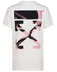 Off-White c/o Virgil Abloh - (Wmns) Ss21 Back Arrow Cotton Short Sleeve - Lyst