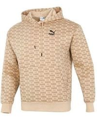 PUMA - Luxe Aop Full Print Logo Knit - Lyst