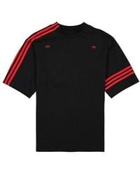 adidas - Originals X 424 R.Y.V. Tee Crossover Ribbed High Collar Loose Short Sleeve - Lyst