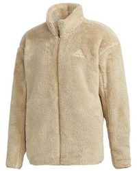adidas - Solid Color Casual Sports Stay Warm Stand Collar Jacket - Lyst