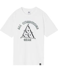 Nike - Acg Outdoor Sports Alphabet Printing Short Sleeve - Lyst