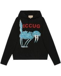 Gucci - X Freya Hartas Crossover Fw21 Animal Printing Drawstring - Lyst