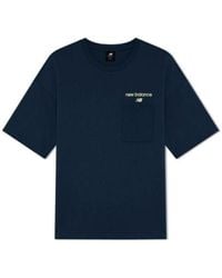New Balance - Logo Print T-Shirt - Lyst
