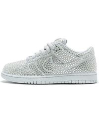 Nike - X Cactus Plant Flea Market X Swarovski Dunk Low 'Pure Platinum' - Lyst