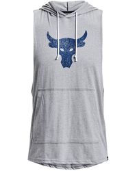 Under Armour - Project Rock Bsr Bull Sleeveless Hoodie - Lyst